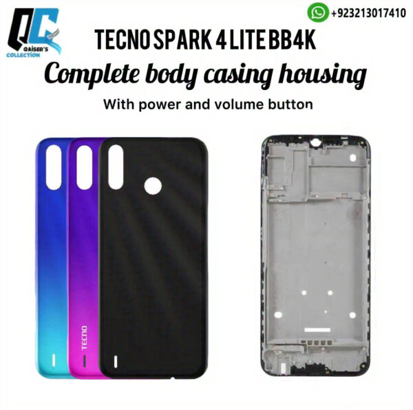 Tecno spark 4 lite bb4k housing