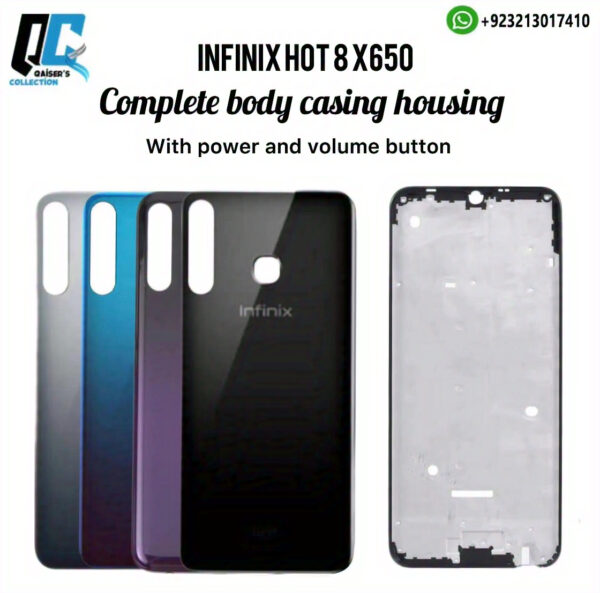 Infinix hot 8 x650 housing