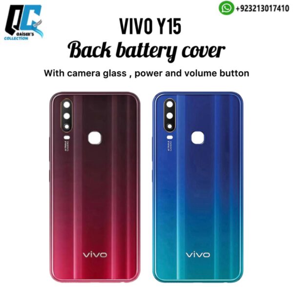 Vivo y15  back battery cover