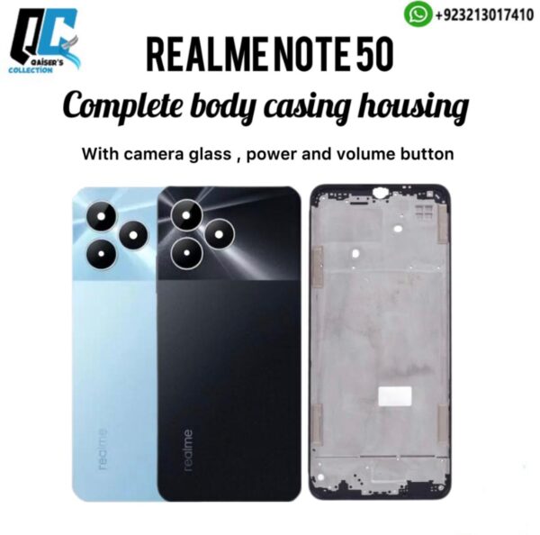Realme note 50 housing