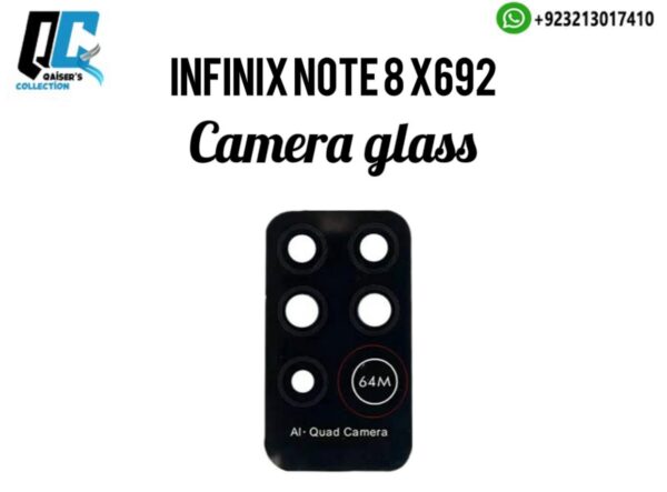 Infinix note 8 x692 camera glass