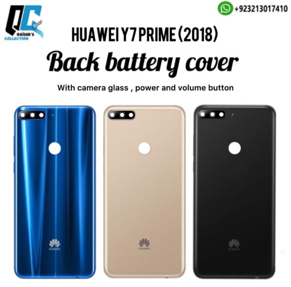Huawei y7 prime 2018 battery back cover
