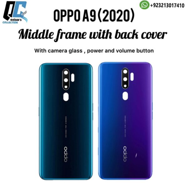 Oppo A92020 middle frame with back cover