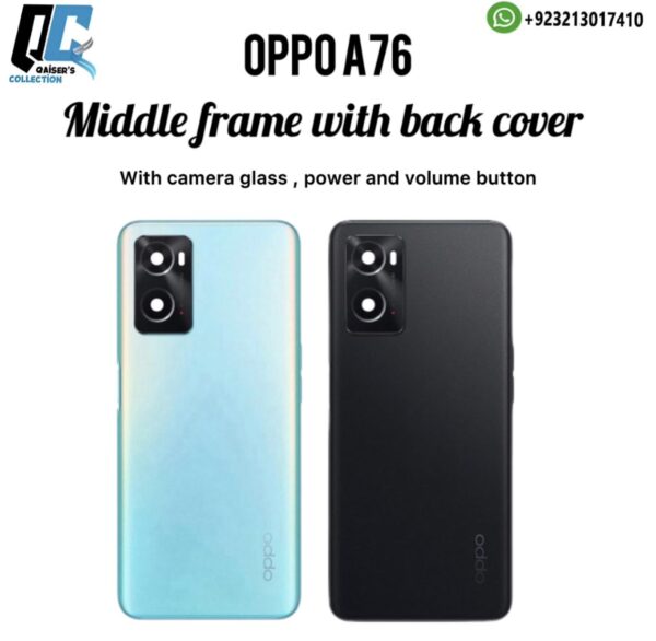 Opoo a76 middle frame with back cover