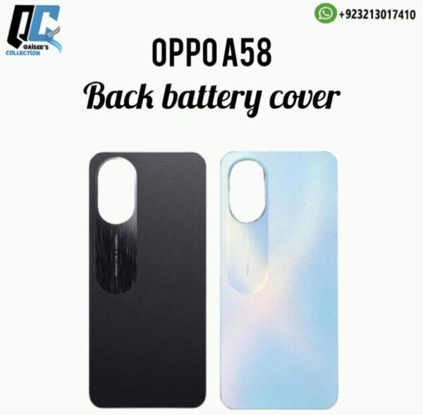 Oppo A58 battery back cover