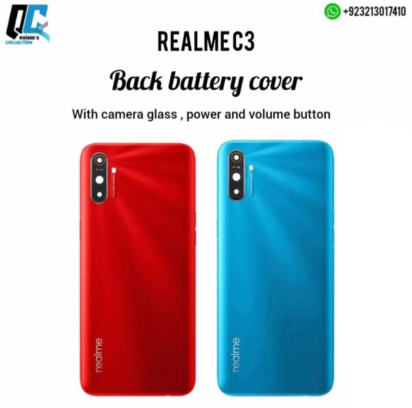 Realme C3 battery back cover