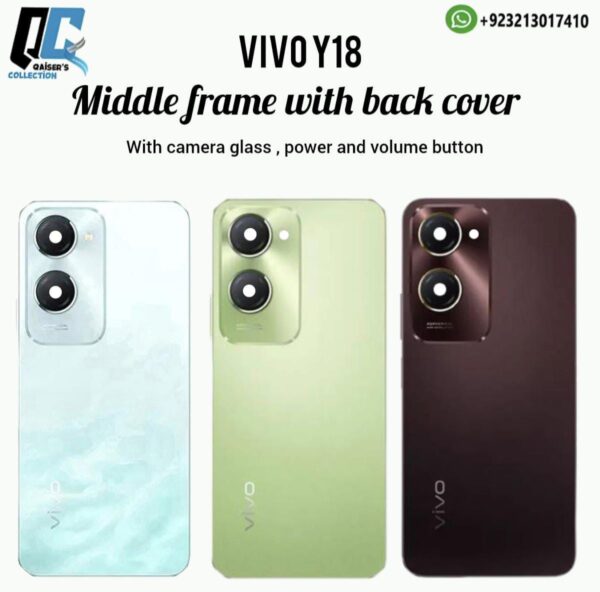Vivo Y18 middle frame with back cover