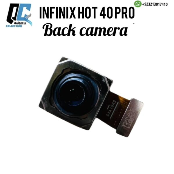 Infinix Hot 40 pro x6837 back camera