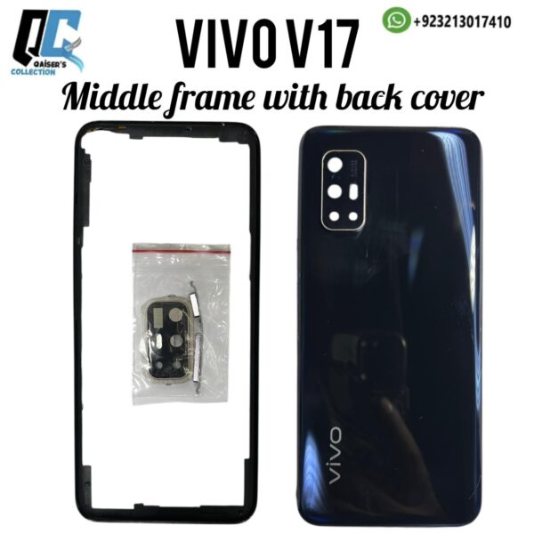 Vivo V17 middle frame with back cover