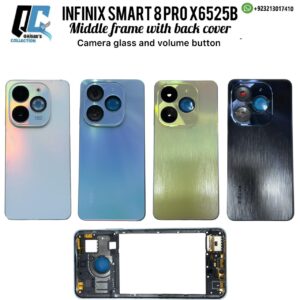 infinix smart 8 pro X6525b middle frame with back cover